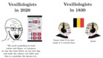 Free download Vexillologists 2020 vs Vexillologists 1830 [ Meme ] free photo or picture to be edited with GIMP online image editor